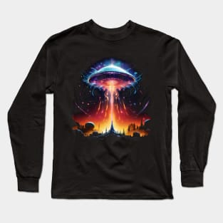 Aliens Attack Long Sleeve T-Shirt